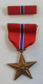 Bronze Star Medal With Ribbon