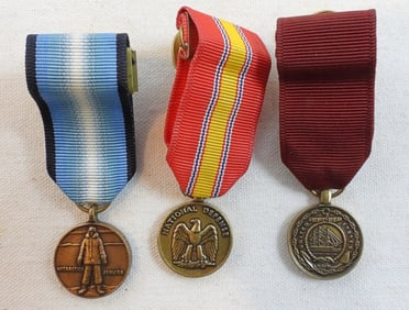 3 Miniature U.S. Medals, Arctic Service