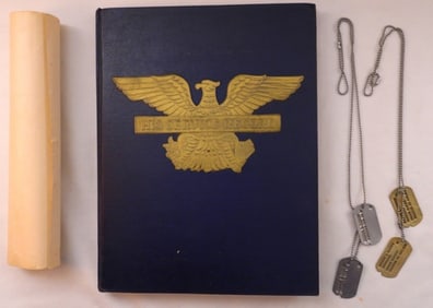 WW2 "His Service Record" Book With Photos
