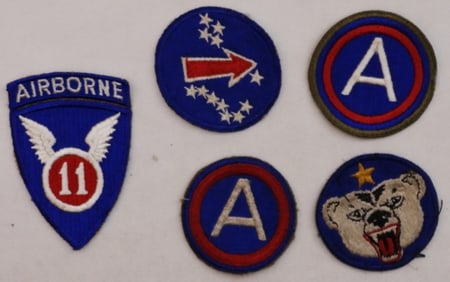 5 U.S. Army Patches
