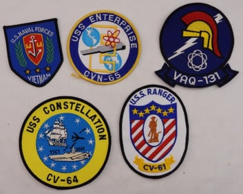 5 U.S. Navy Patches