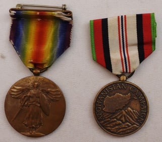 2 War Medals