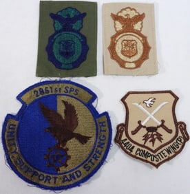(4) Air Force Patches