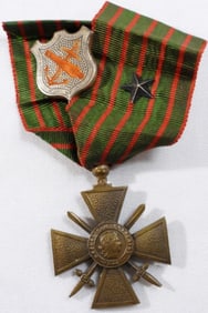 1914-1918 French Croix de Guerre Medal