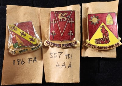 (3) Artillery Pins