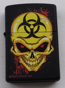 2021 Trevco Art Biohazard Skull Zippo Sealed