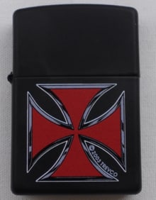 2000 Trevco Art Cross Iron Zippo Sealed