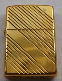 1992 Regular Gold Plated Classic Zippo Unfired
