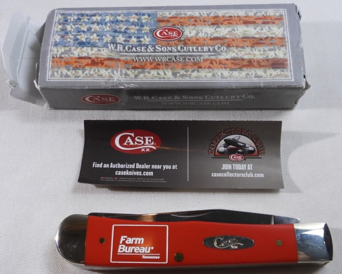 Case XX Farm Bureau Two-Balde Knife: Like New in the box. #4254 SS