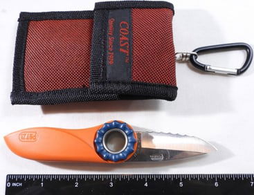 Petzl Folding Pocket Knife With Sheath