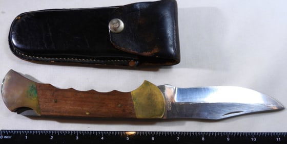 Large Wolf Lock back Folding Knife