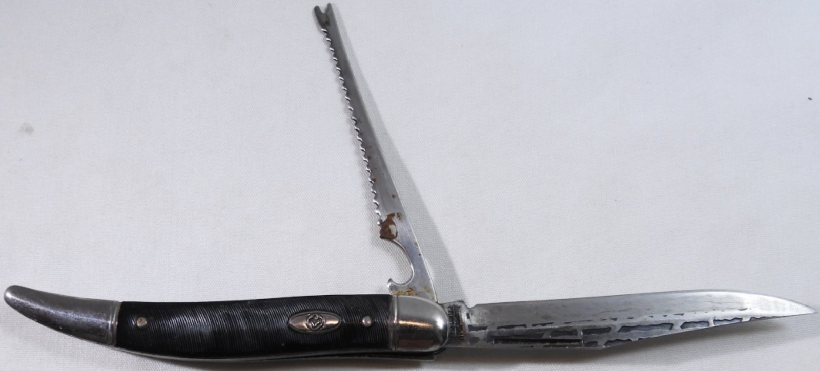 Imperial Two-Blade Fishing Knife: Used. With scaler