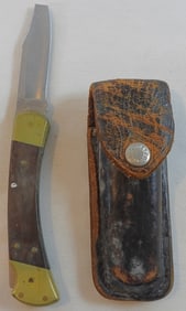 Buck 110 USA Folding Knife With Case