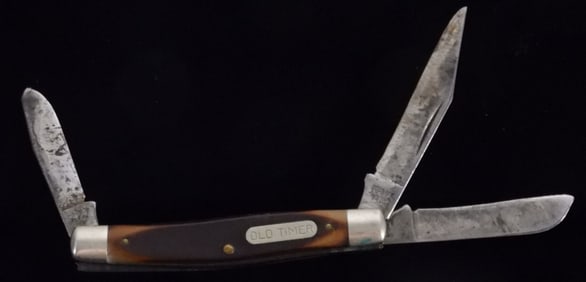 Schrade Old Timer Three-Blade Pocket Knife