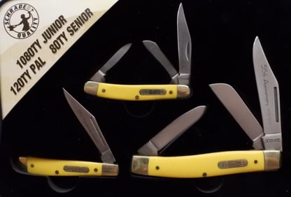 Schrade Old Timer 55th Anniversary Knives