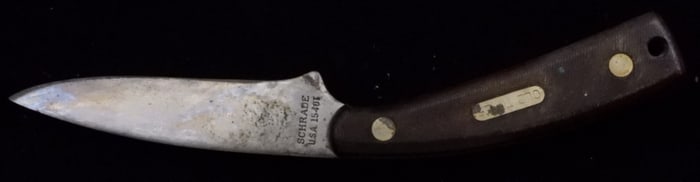 Old Timer Schrade Fixed Blade Knife & Sheath
