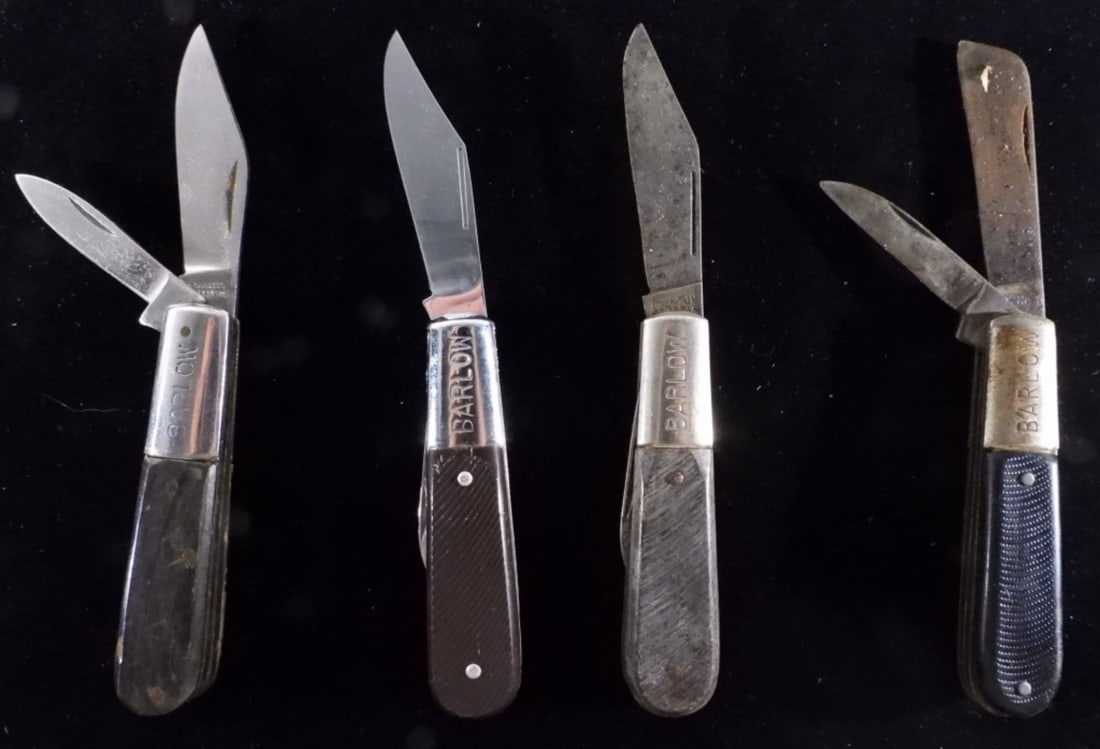 4 Barlow 2-Bladed Pocket Knives (1 of 2)
