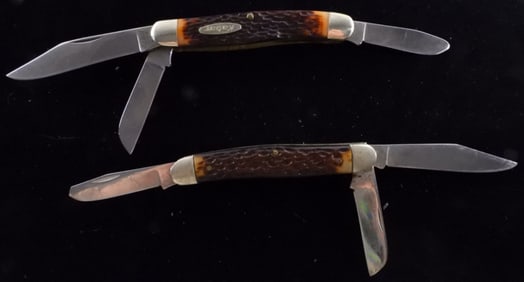 Kabar & Kutmaster 3-Bladed Pocket Knives