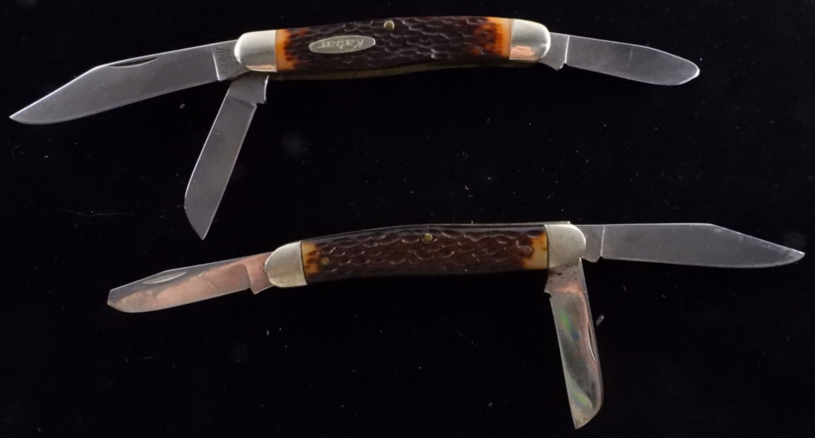 Kabar & Kutmaster 3-Bladed Pocket Knives (1 of 4)