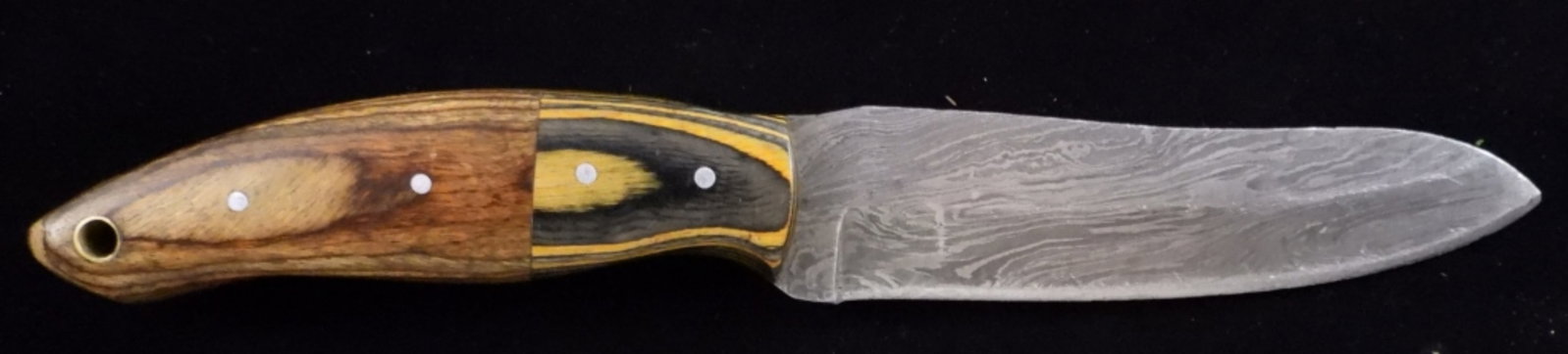 Alonzo Fixed Blade: Used. Damascus Hunting Knife