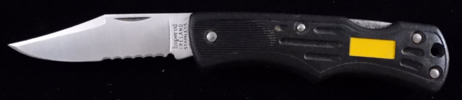 Imperial Ireland Folding Pocket Knife: Black