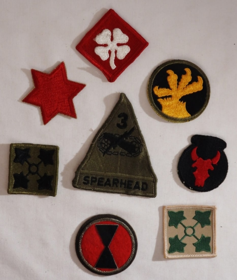 8 U.S. Army Patches (1 of 2)