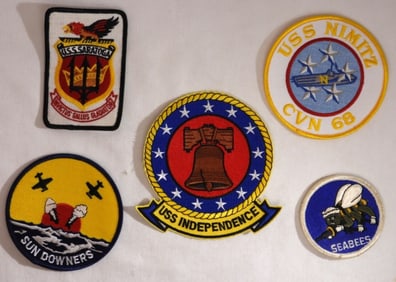 5 U.S. Navy Patches