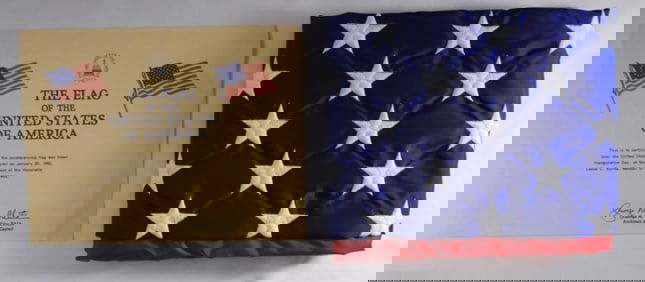 1993 Inauguration Day Flag Bill Clinton