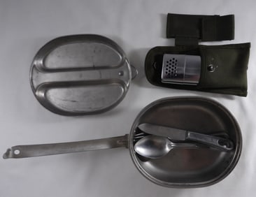Mess Kit- Bowl, Spoon, Knife, Fork, & Warmer
