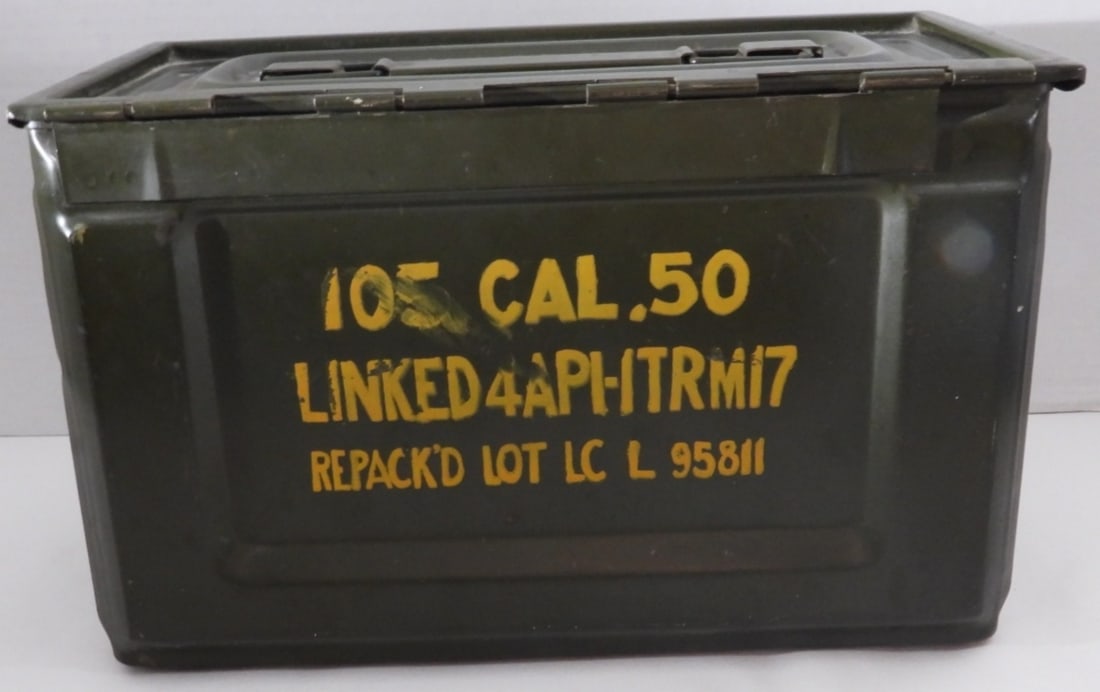 105 Cal .50 Linked 4API-ITRM17 Ammo Box Empty (1 of 3)