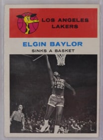 Elgin Baylor 1961 Fleer Basketball Card