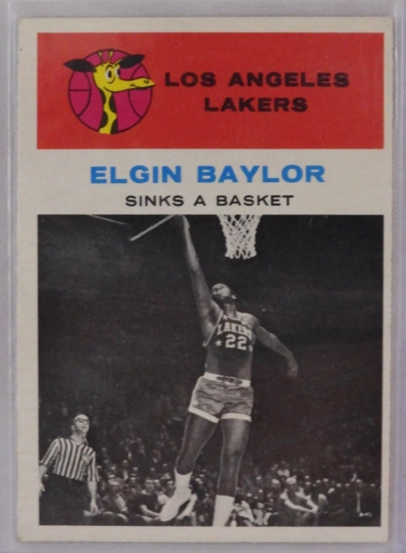 Elgin Baylor 1961 Fleer Basketball Card