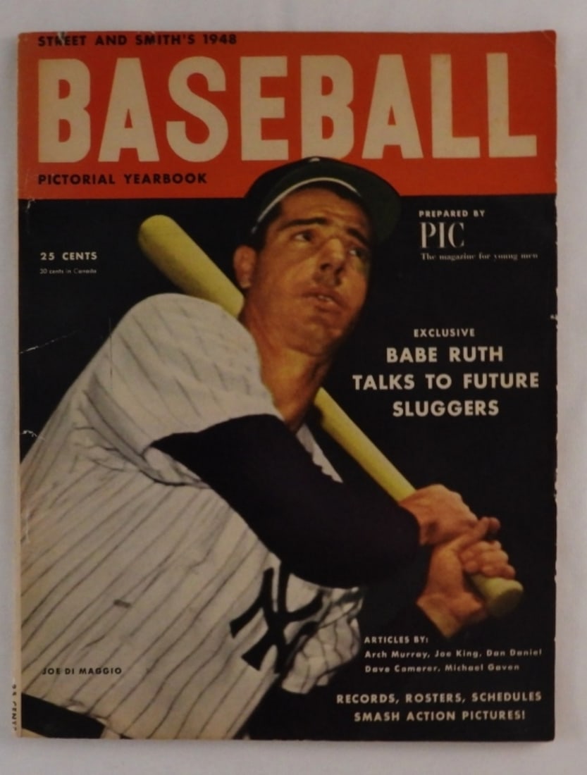 Street And Smith's 1948 Baseball Yearbook: Street & Smith's 1948 Baseball Pictorial yearbook, good condition