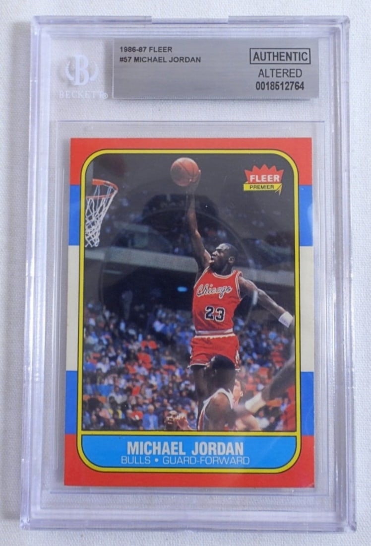 Beckett 1986-87 FLEER #57 Michael Jordan (1 of 2)
