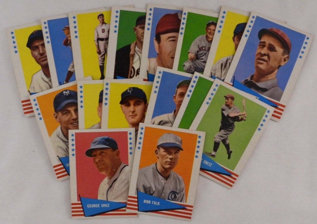 (16) 1961 Fleer Baseball Cards (1 of 2)