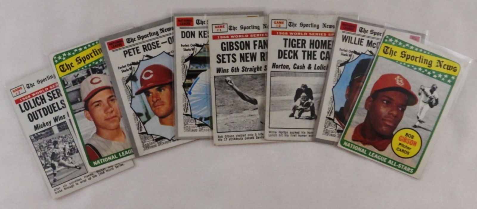 (8) The Sporting News Baseball Cards (1 of 2)