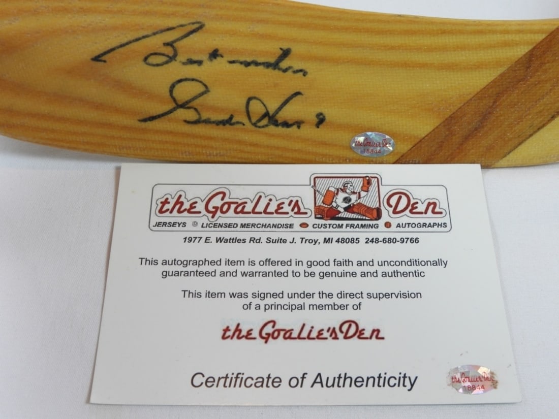 Gordie Howe Signed Hockey Stick (1 of 3)