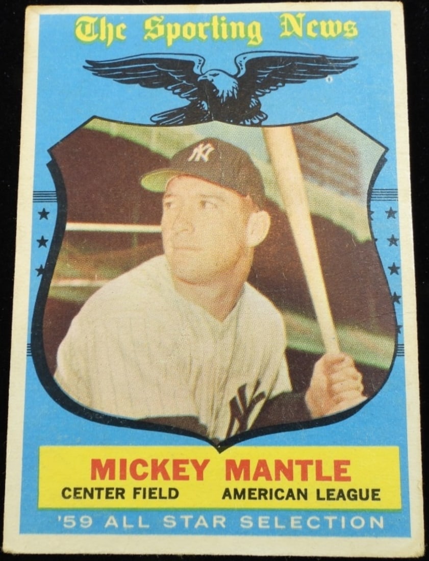 Mickey Mantle #564: A Bazooka Card! Small crease