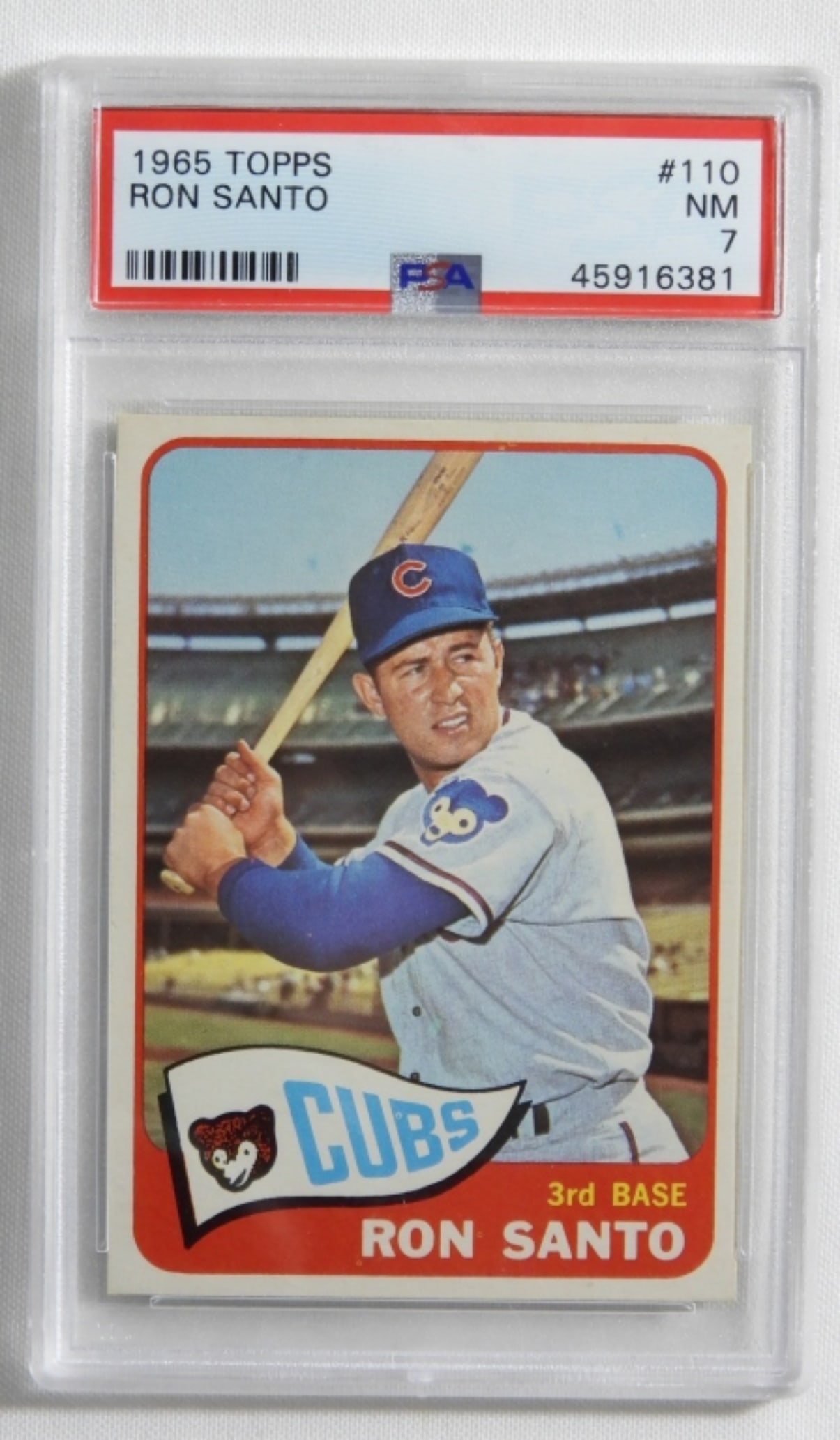 1965 TOPPS Ron Santo #110 (1 of 2)