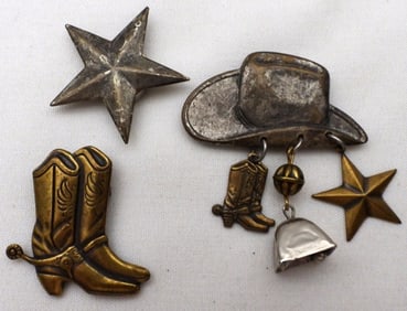 3 Vintage Button Covers