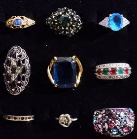 9 Faux Gemstone Rings