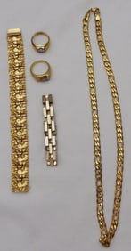 Gold-Tone Jewelry Lot