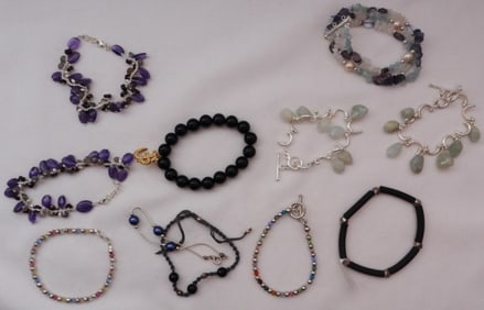 (10) Mixed Lot Of Bracelets