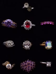 10 Faux Gem Rings