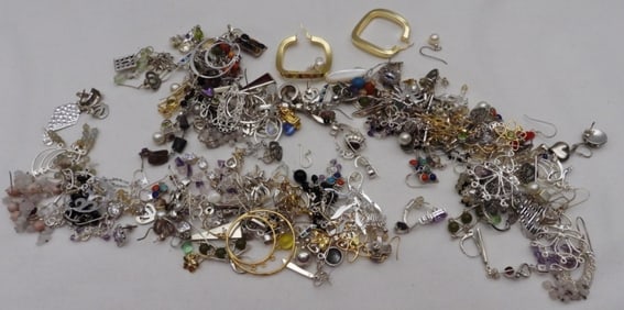 Large Bag Of Assorted Earrings