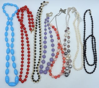 8 Beaded Necklaces