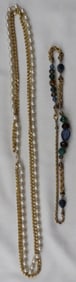 (2) Gold-Tone Necklaces
