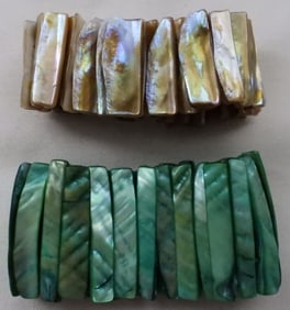 (2) Shell Bracelets