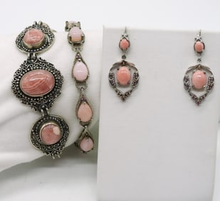 Rhodochrosite 925 Bracelet & More