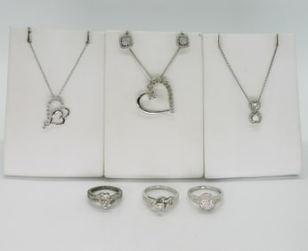 7 Piece 925 Bridal Style Jewelry